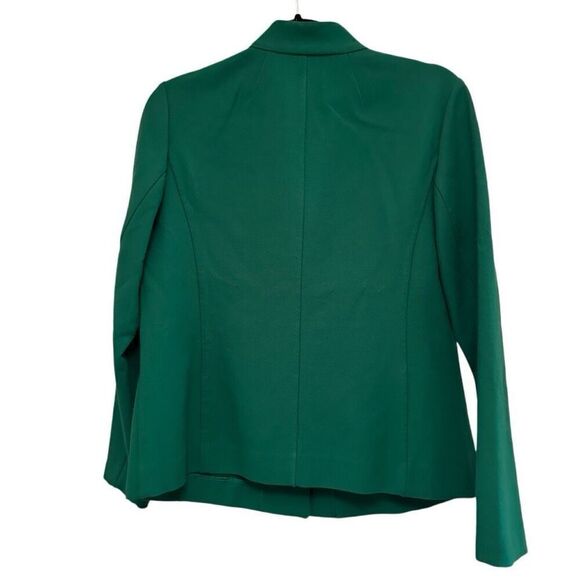 Talbots stunning green front button blazer- 8p - Picture 3 of 6